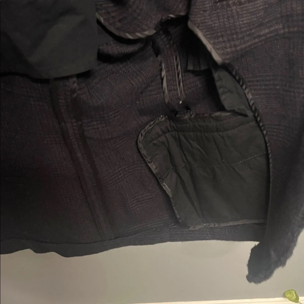 Banana Republic Blazer Coat Mens 46R 97% Wool Blend Blue